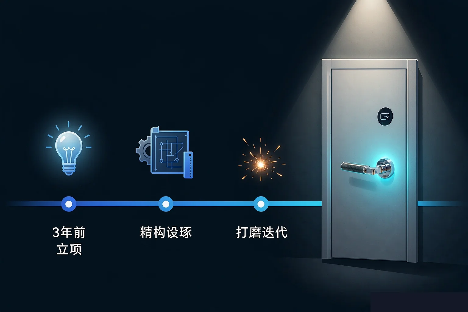 3 年研发：从立项到全新的酒店静音锁亮相